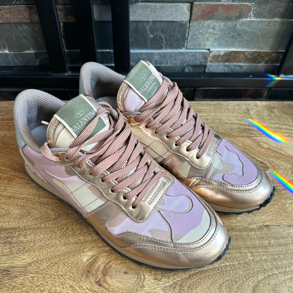 Valentino Rockrunner Camo Sneaker